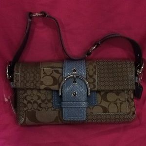 Coach signature patch purse